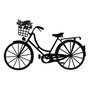 Wallity Bike Accesorio decorativo de pared de metal Negro